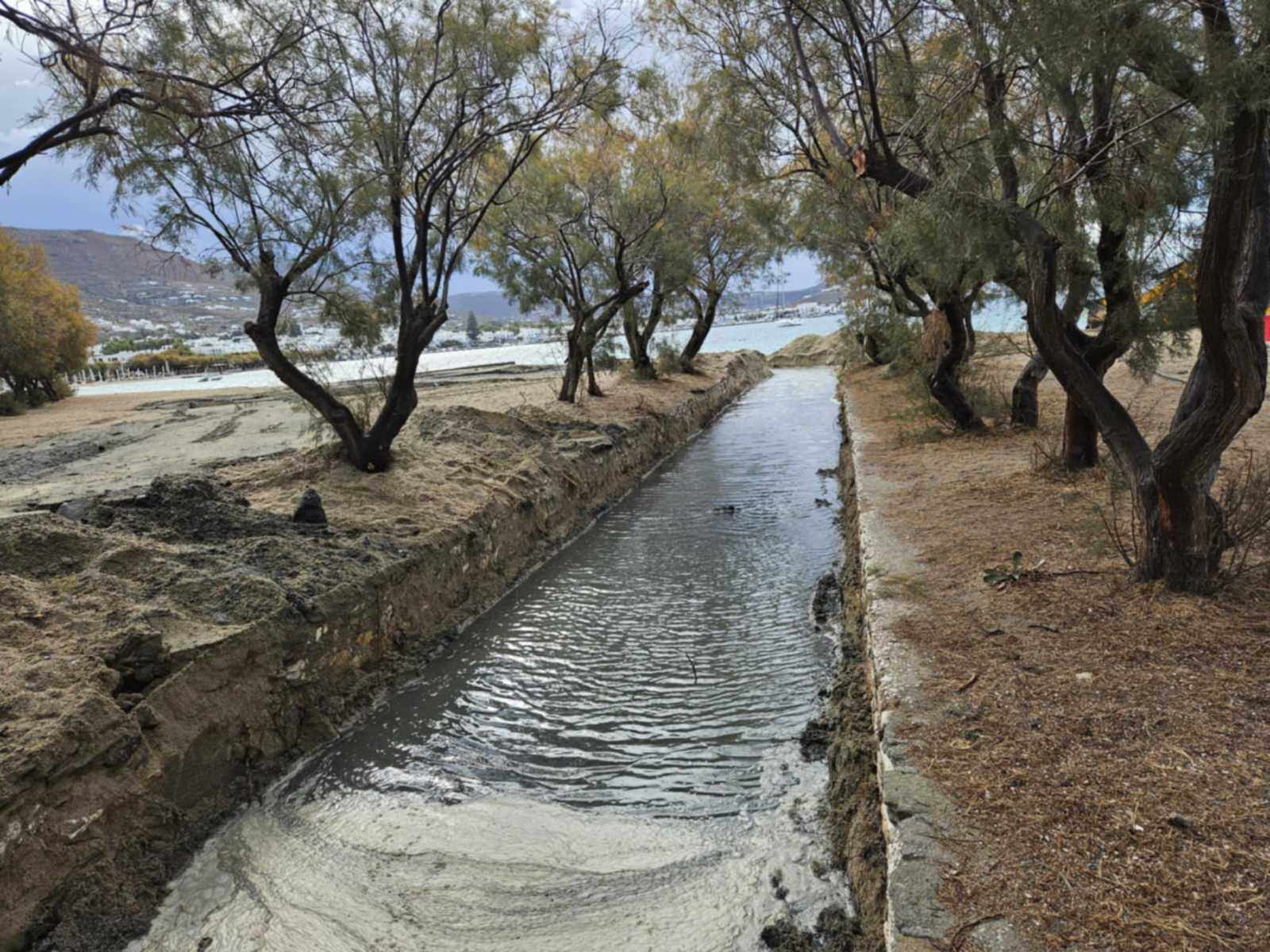 Εργασίες στο πλαίσιο της Πολιτικής Προστασίας του νησιού μας